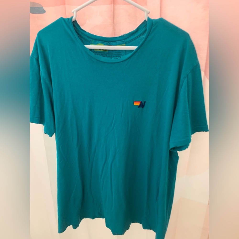 Aviator Nation blue basic Tee XXL